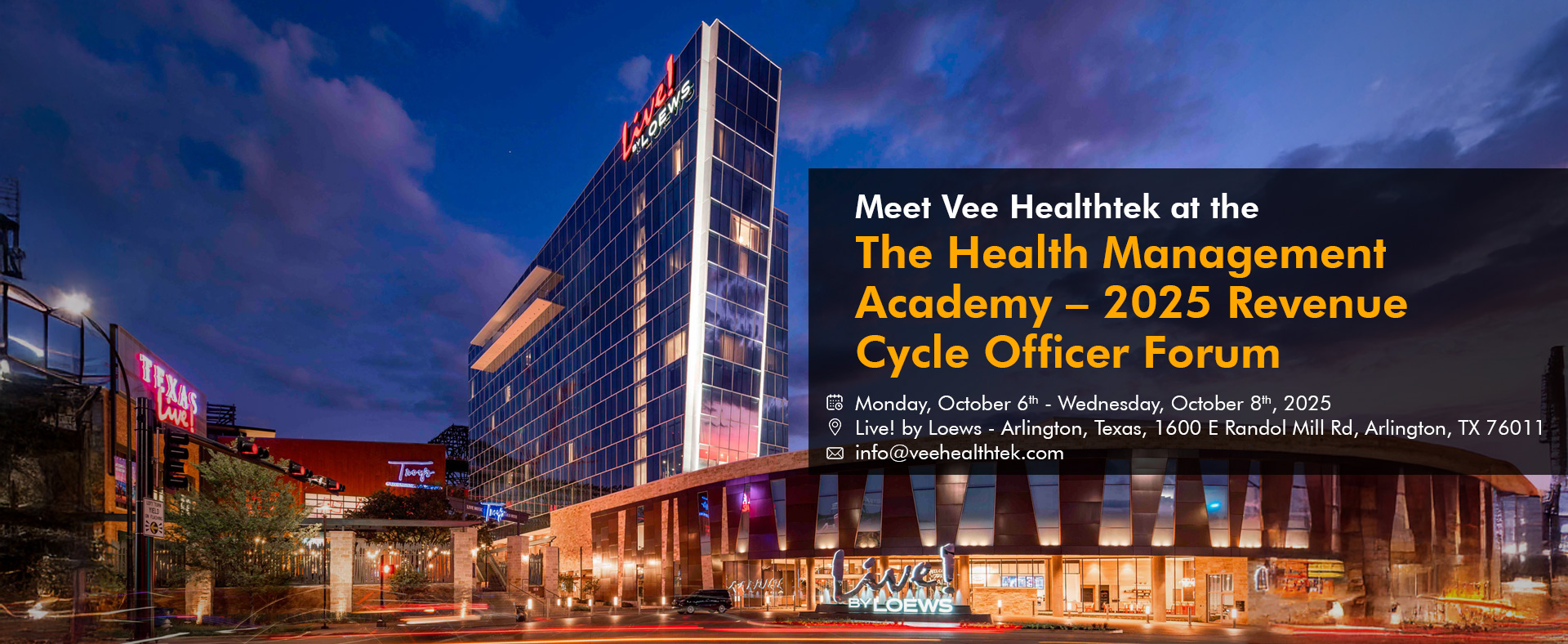 The Health Management Academy – 2025 Revenue Cycle Officer Forum