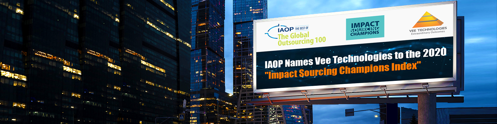 IAOP Names Vee Healthtek to the 2020 "Impact Sourcing Champions Index"